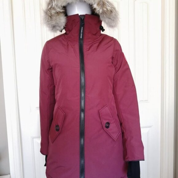 BRAND NEW Canada Goose Women Size XS Rosemont Parka in Elderberry, BNWT - Picture 6 of 10
